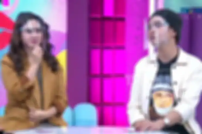 Tissa Biani dan Dul Jaelani di acara live Rumpi, Trans TV, Rabu (5/5/2021).