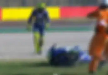 Sedih,  Start di Posisi ke-18 MotoGP Aragon Menjadi Mimpi Buruk Valentino Rossi