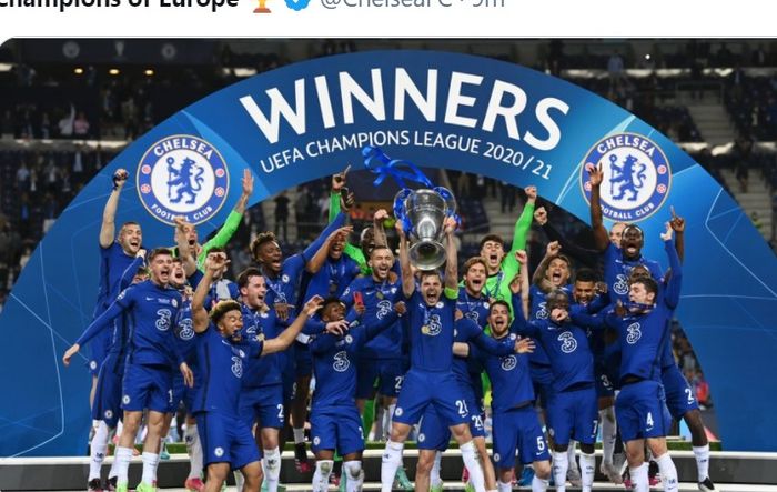 Chelsea juara Liga Champions 2020-2021.