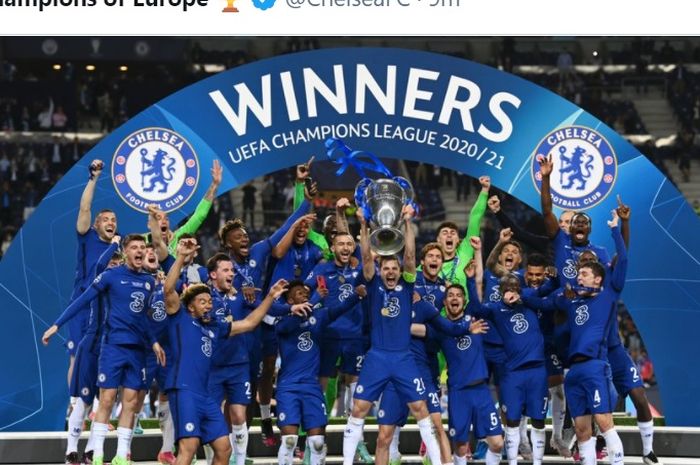 Chelsea juara Liga Champions 2020-2021.