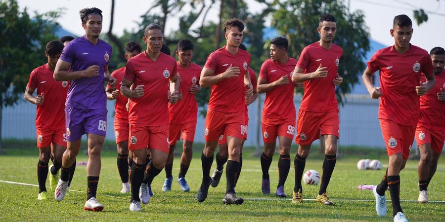 Tim Pelatih Persija Puas dengan Fisik Pemainnya