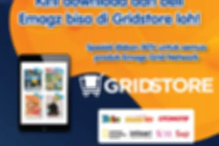 Beli majalah dan tabloid di Grid Store dapat diskon hingga 50 persen