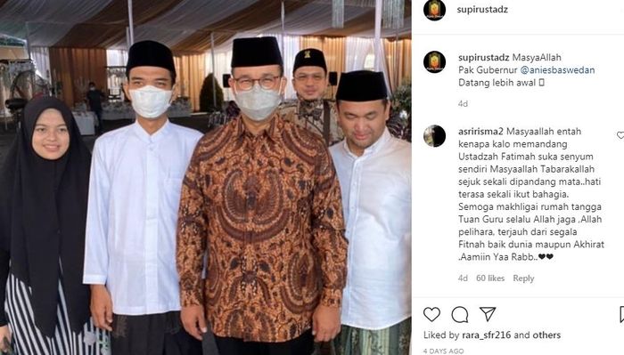 Wajah polosan tanpa make up Farimah istri UAS jadi sorotan