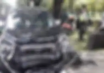 Muka Mitsubishi Xpander Bonyok Seruduk Driver Ojol di Bekasi, Polisi Malah Bilang Begini