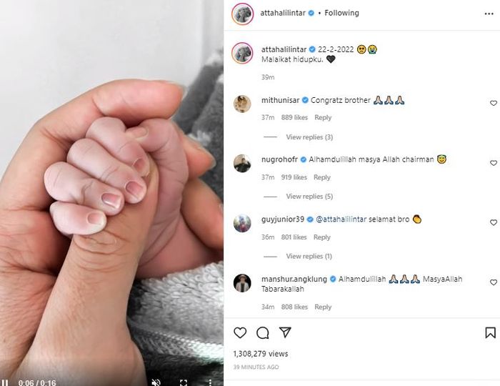 Anak Atta dan Aurel lahir