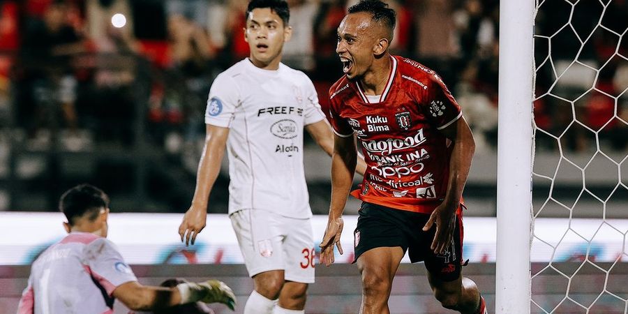 Hasil Liga 1 - Tumbangkan Persis Solo, Bali United Jadi Pemuncak Klasemen