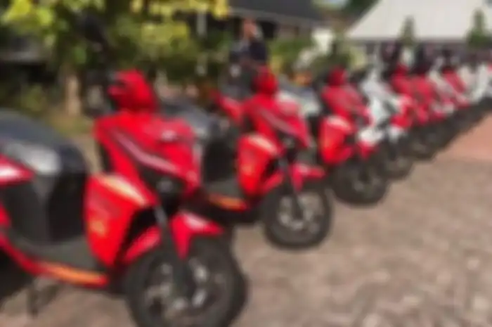 Ilustrasi motor listrik dinas.