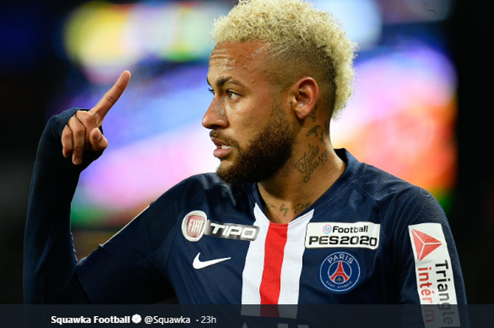 Megabintang Paris Saint-Germain, Neymar.