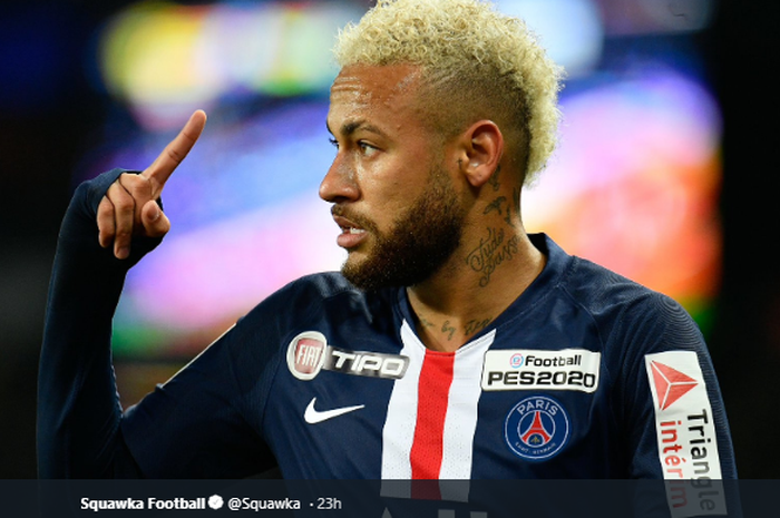 Megabintang Paris Saint-Germain, Neymar.