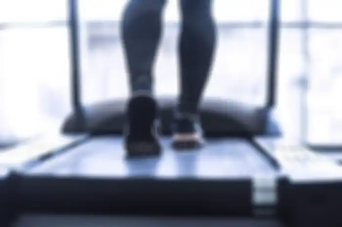 Ilustrasi olahraga treadmill 