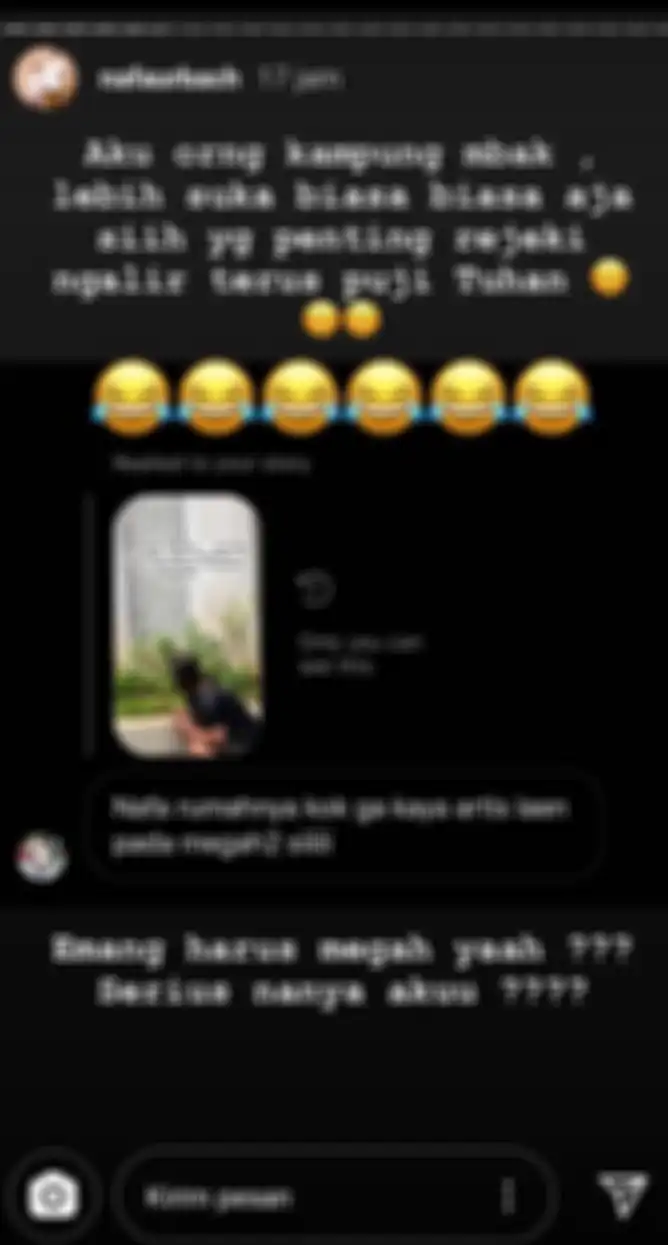 Instastory Nafa Urbach