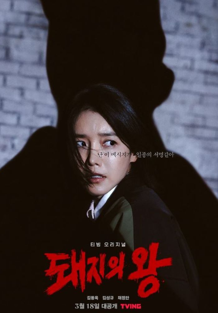 Chae Jung An dalam poster drama The King of Pigs